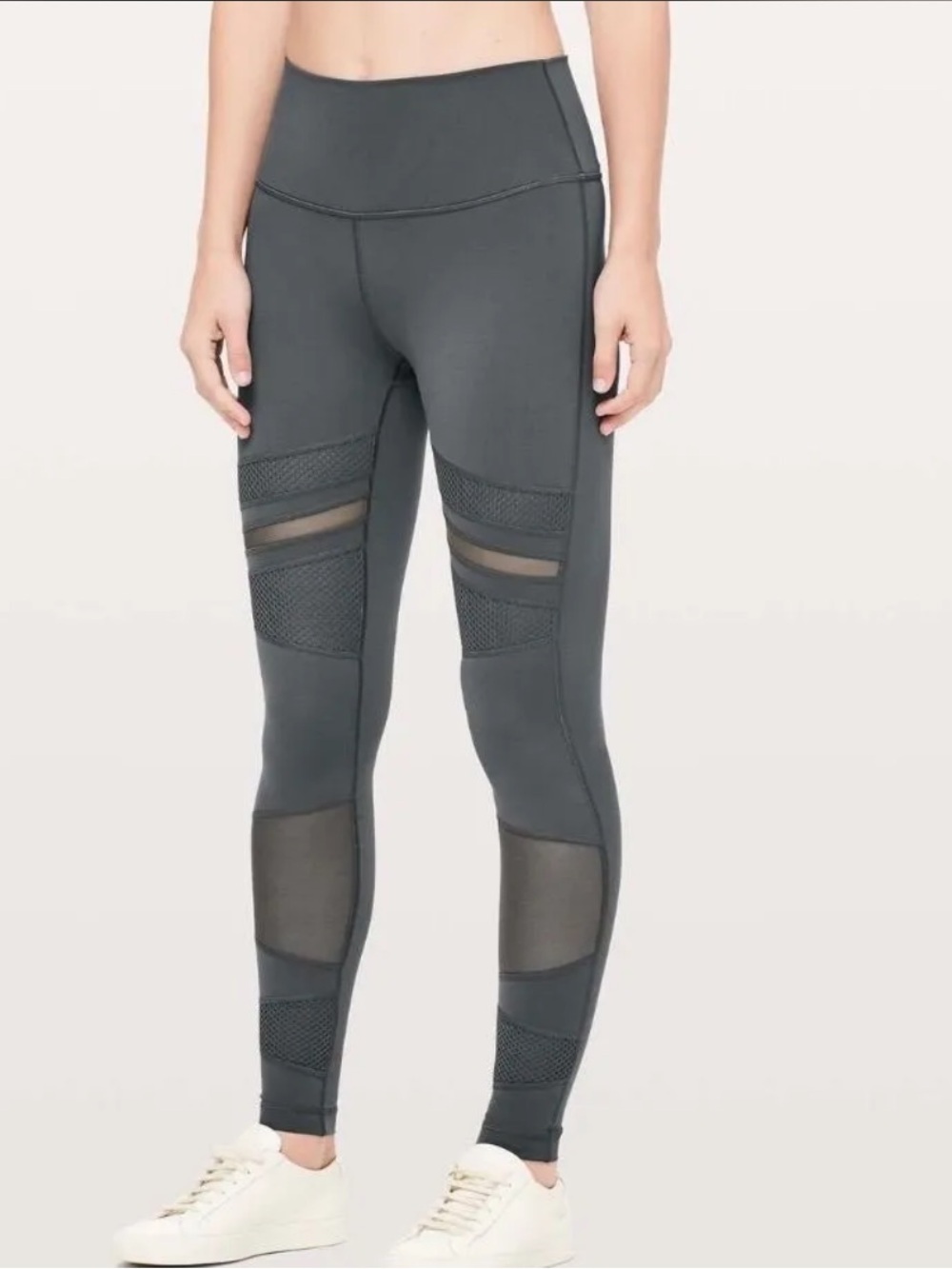 Lululemon Wunder Under High-Rise Tight *Mix & Mesh 28" Melanite